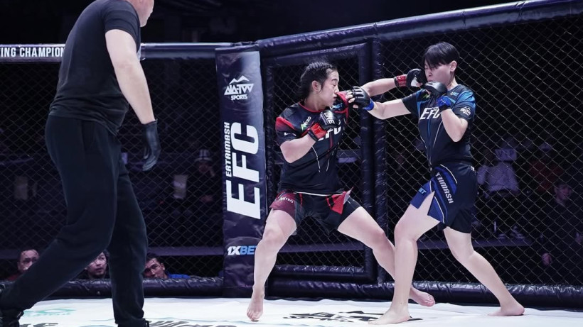 Кыргызстанка проиграла первый бой в карьере нокаутом во втором раунде. ВИДЕО