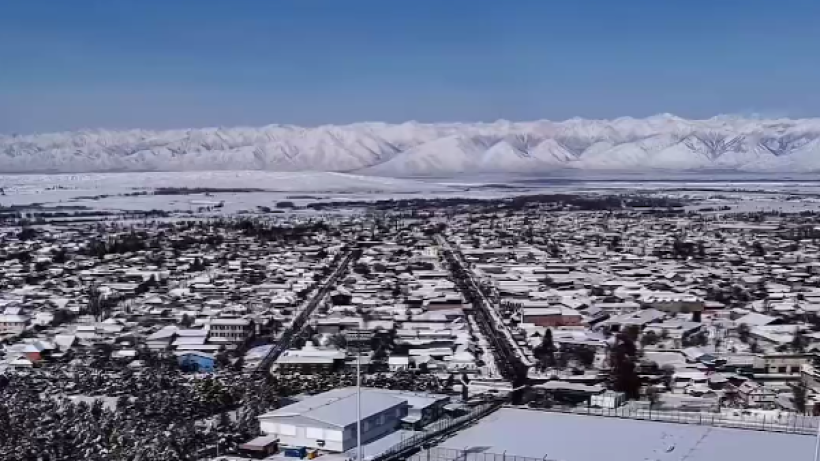 Как выглядит стадион в Караколе за 5 часов до матча Премьер-Лиги. ВИДЕО