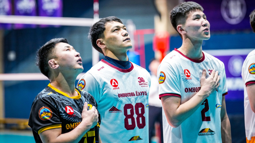 Команда кыргызстанца одержала седьмую победу подряд в чемпионате Монголии по волейболу