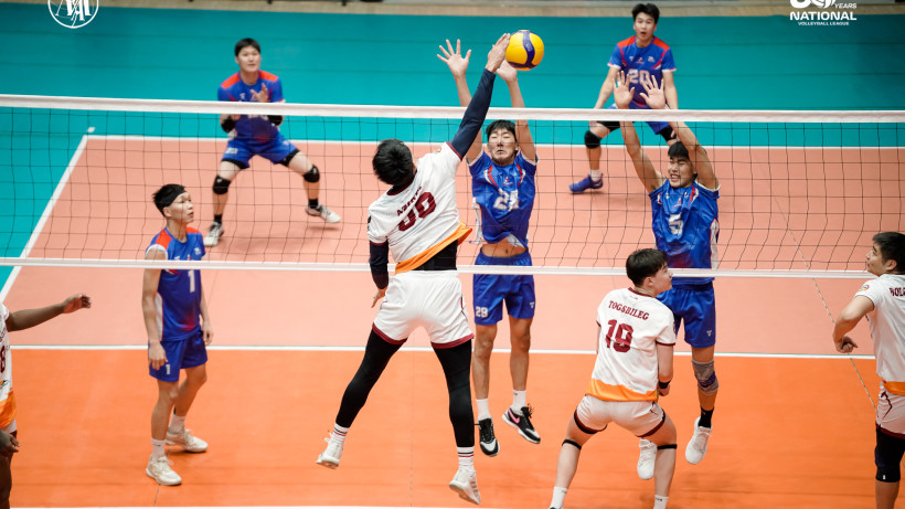 Прямая трансляция матча за 3 место в чемпионате Монголии по волейболу