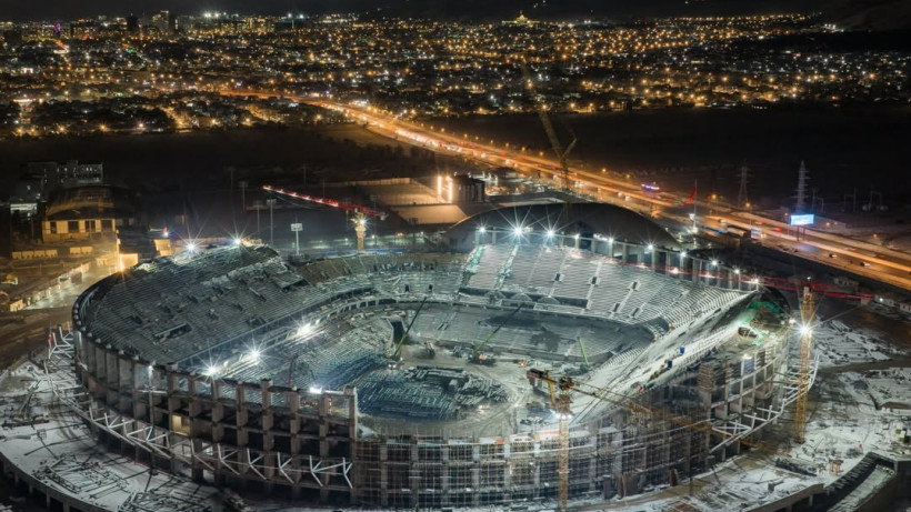 Как сейчас выглядит строящийся стадион в Бишкеке? ФОТО