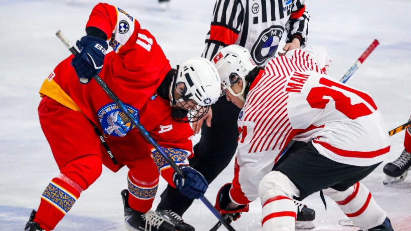 Решающая победа хоккеистов из Кыргызстана на молодежном ЧМ U20. ФОТО