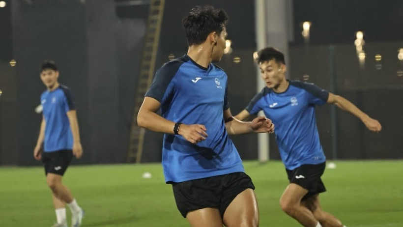 Кубок Азии U23: тренировка сборной Кыргызстана перед матчем с Саудовской Аравией