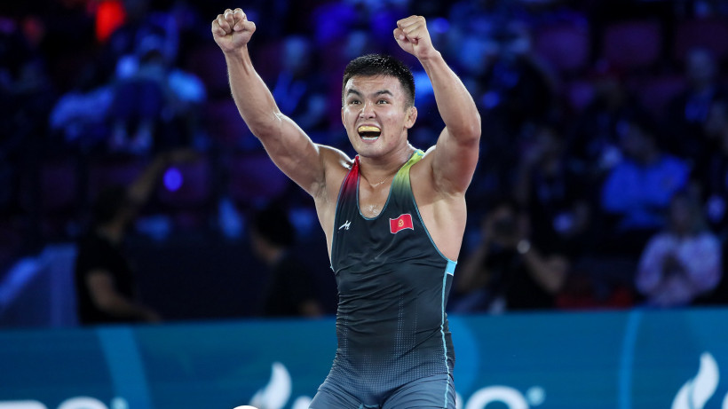 Борец из Кыргызстана выиграл золото рейтингового турнира в Албании