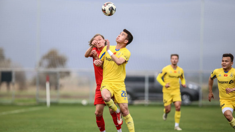 Разгромом завершился матч команды Высшей лиги на сборах в Турции