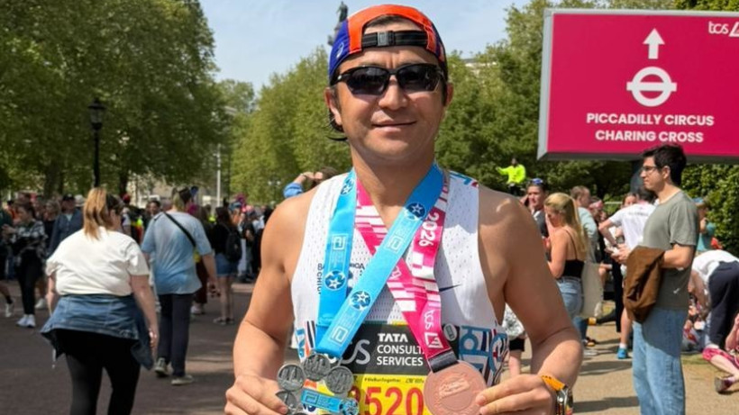 Бегун-любитель из Кыргызстана сотворил историю на марафоне в Лондоне
