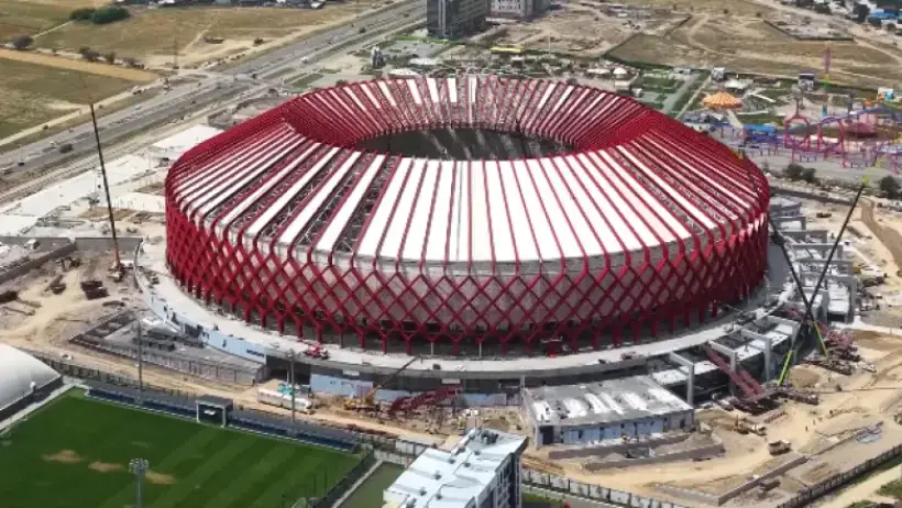 ВИДЕО - Новый стадион «Бишкек Арена» на финишной прямой