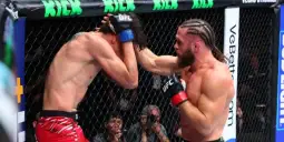 Видео победы Рафаэля Физиева на UFC on ABC 8 в Баку