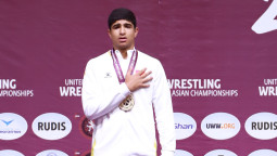 Хасан Гасанов — чемпион Азии по греко-римской борьбе U15