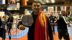 Борец из Кыргызстана выиграл чемпионский пояс в Италии