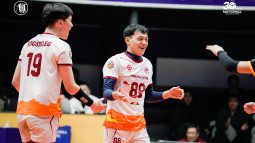 Кыргызстанец стал бронзовым призером чемпионата Монголии по волейболу