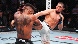 Полное видео боя Мыктыбека Оролбай уулу против Криса Кертиса в UFC